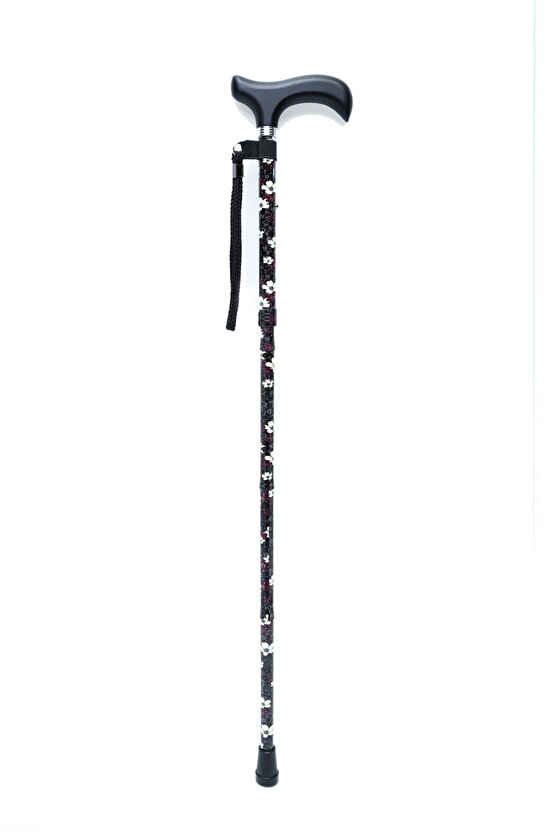 Mf606 Katlanır Baston B044-8361-bordo Çiçekli - Standart