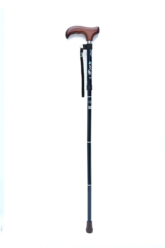 606saw Taşlı Katlanır Baston 9033-2 Lacivert Desenli - Standart
