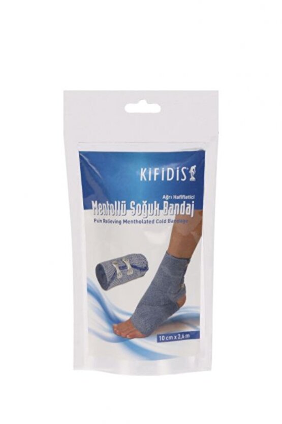 Ağrı Hafifletici Mentollü Soğuk Bandaj 10 cm x 2,6 m