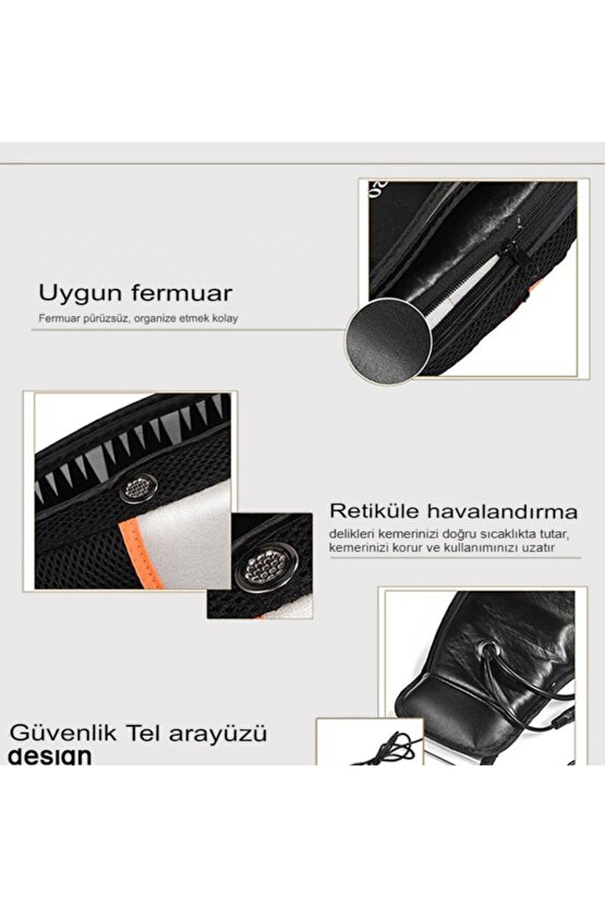 Vibro Shape Masaj Cihazı Isıtmalı Isıtmalı Titreşimli Kemeri