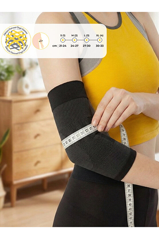 Softsport REF 721 Dirseklik Sporcu Dirsekliği Kompresyonlu Yeni Nesil Destek Bandajı