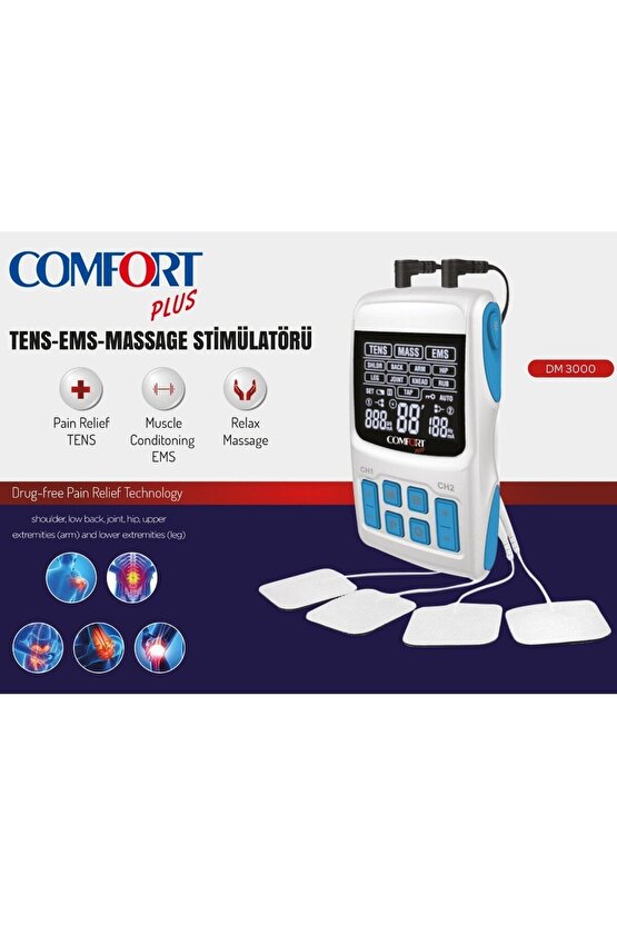 Comfort Dm 3000 Dijital MasajEMSTens Cihazı