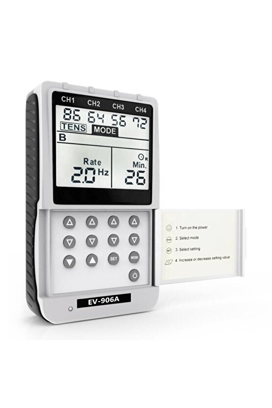 Everyway Ev-906 Dijital Portatif Ems Tens Cihazı Çantalı Adaptörlü
