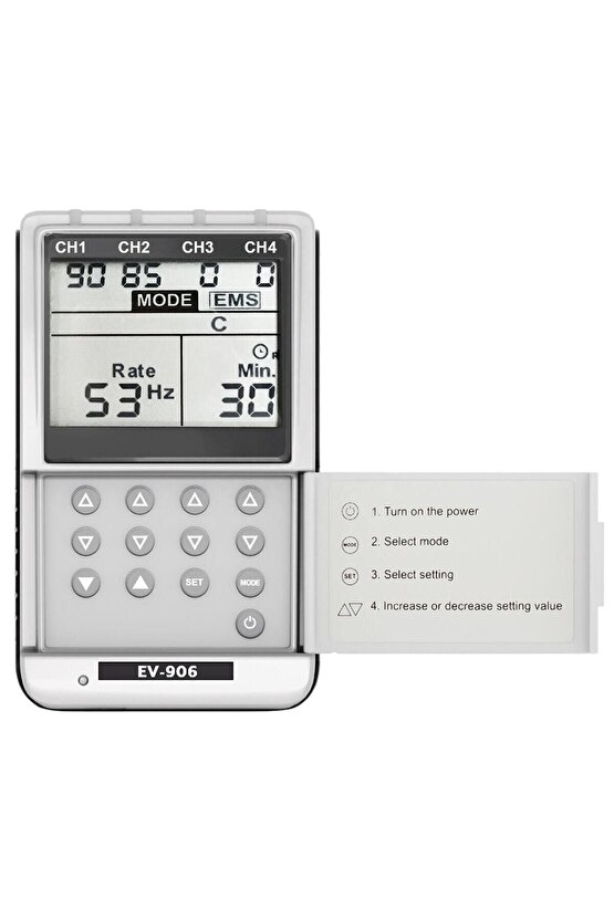 Everyway Ev-906 Dijital Portatif Ems Tens Cihazı Çantalı Adaptörlü