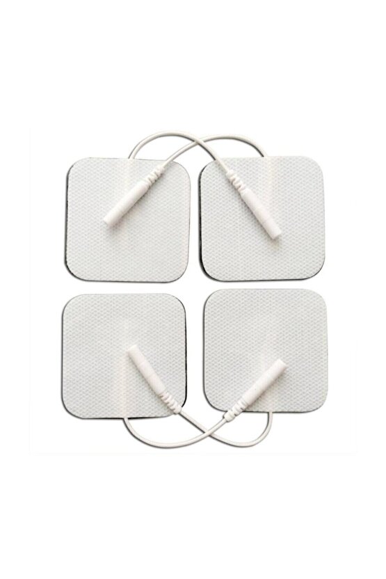 Tens Cihazı Kablolu Yedek Elektrot- 5x5 Tens Pedi 4 Lü Paket 003