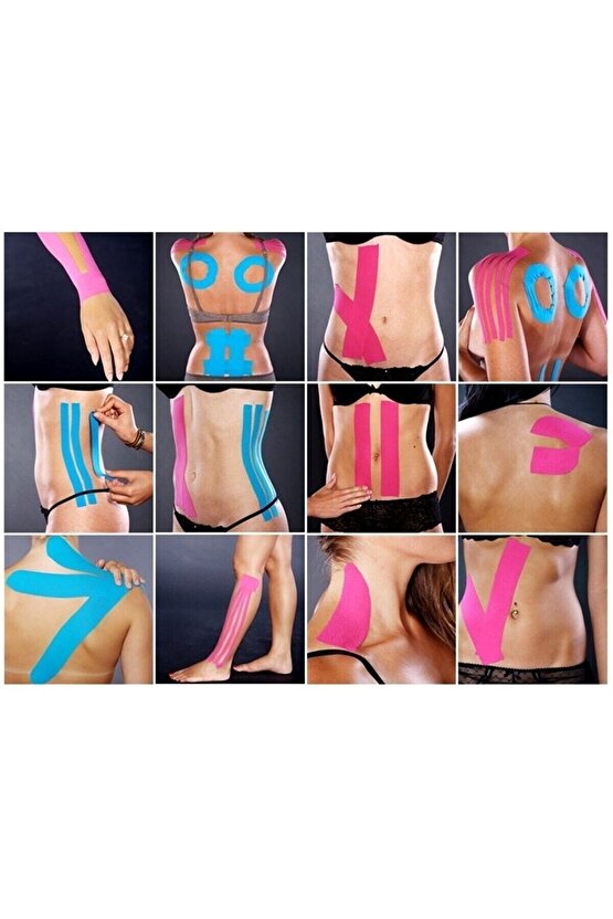 Sarı Renk Premium Band Kinesio Band Sporcu Bandı 5cmx5m