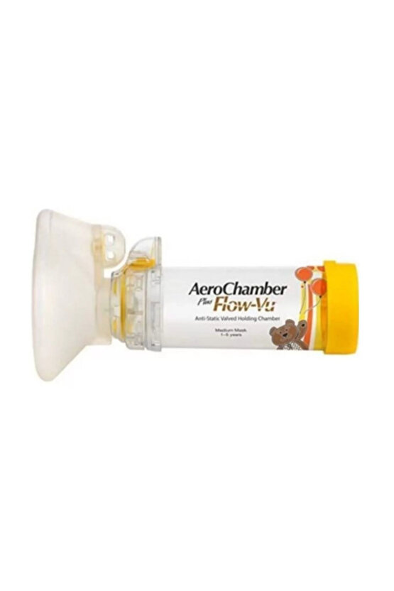 Plus Flow - Vu Adult Medium Mask Sarı