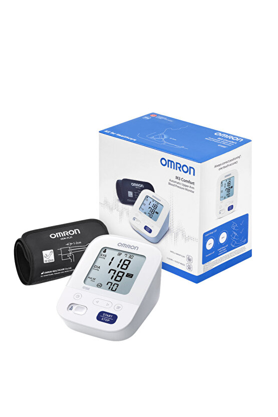 M3 Comfort Kolay Kullanım Üst Koldan Ölçer Pilli Tansiyon Aleti