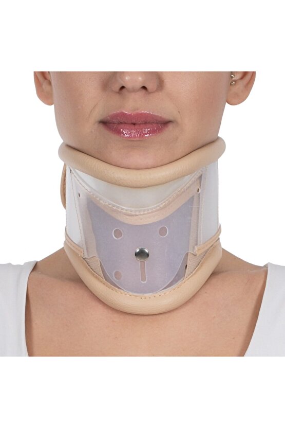 Servikal Çeneli Boyunluk Yükseklik Ayarlı Adjustable Pvc Cervıkal Collar