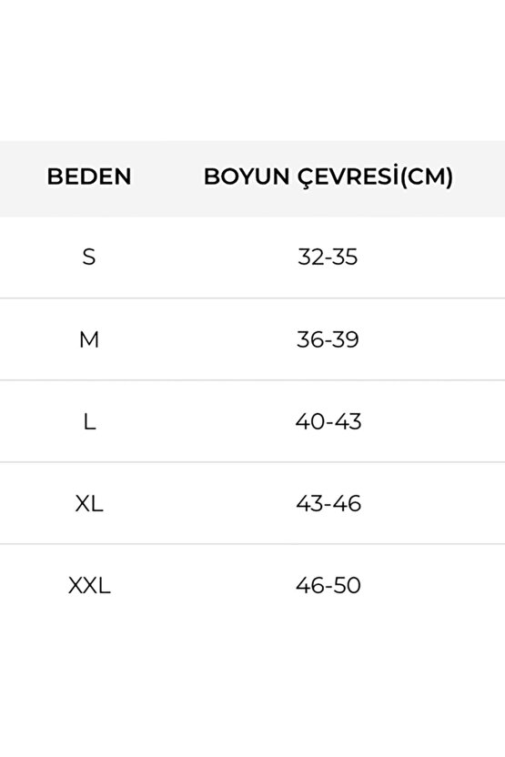 Servikal Çeneli Boyunluk Yükseklik Ayarlı Adjustable Pvc Cervıkal Collar