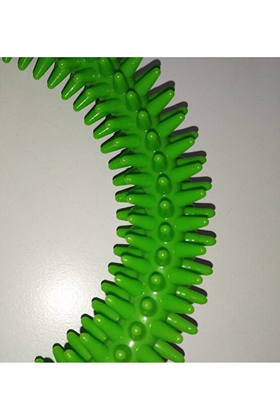 Msd El Egzersiz Masaj Ve Duyu Topu , Yumuşak Dikenli Halka YEŞİL Renk 15 cm