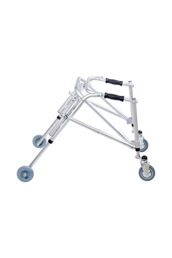 Alüminyum Pediatrik Çocuk Dört Tekerli Ters Walker Ky963l