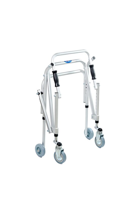 Alüminyum Pediatrik Çocuk Dört Tekerli Ters Walker Ky963l