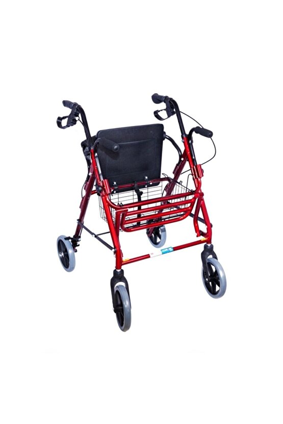 Dm9146 Ayak Pedallı Alüminyum Rolatör Yürüteç - Tekerlekli Sandalye Gibi Kullanma Imkanı