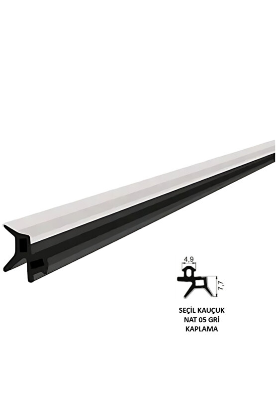 Nat 05 Orijinal Pvc Pimapen Pencere Ve Kapı Contası Fitili 30 Metre (GRİ)