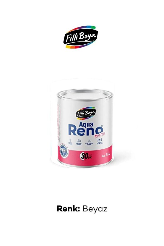 Filli Aqua Reno Mutfak 2,5 Lt - Beyaz
