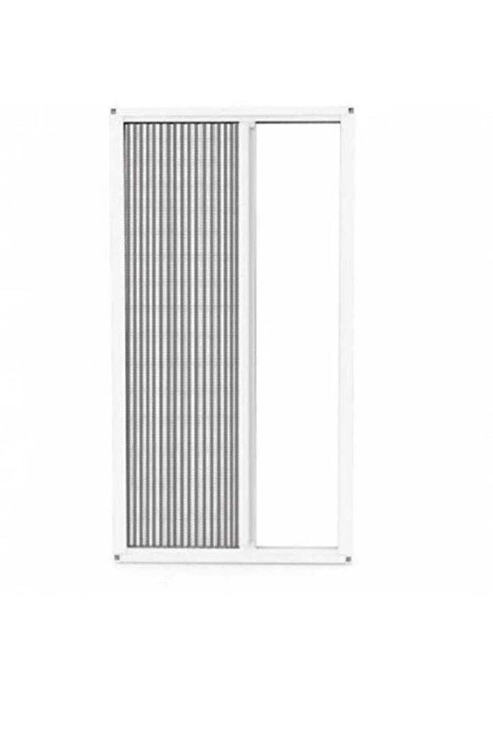 90 X 210cm Arası Plise Sineklik Pencere Sineklik Pileli Sürgülü Sineklik