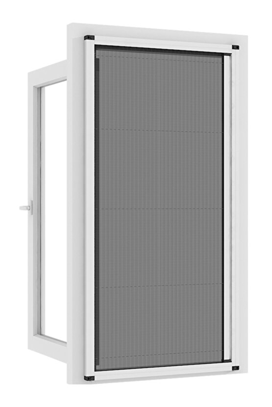 Ince Seri Plise Sineklik Kapı Pencere Boyalı (60*120)