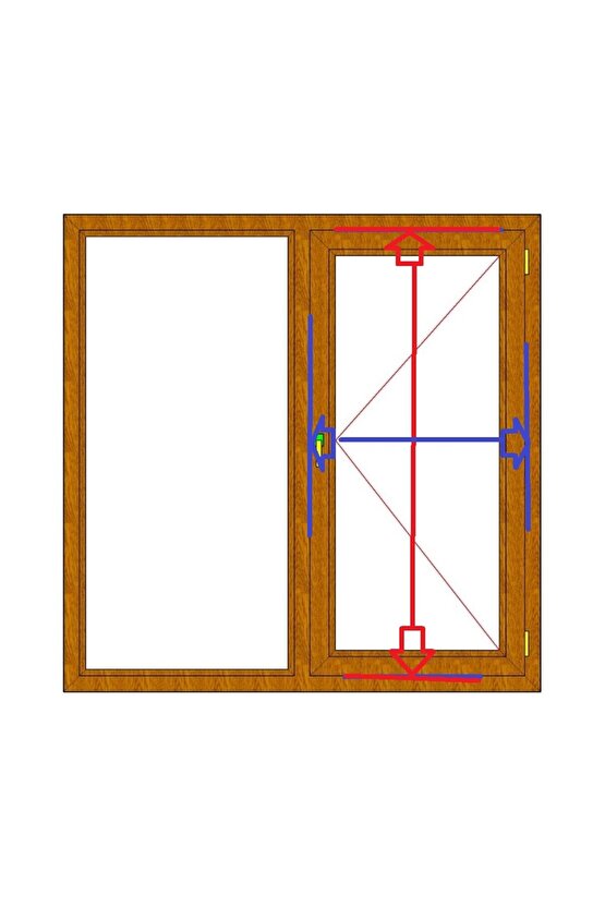 pileli plise sineklik 60x120