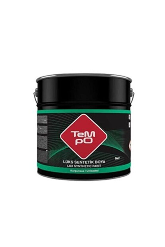 Tempo Lüx Sentetik Yağlı Boya 2,5 Kg ( Siyah )