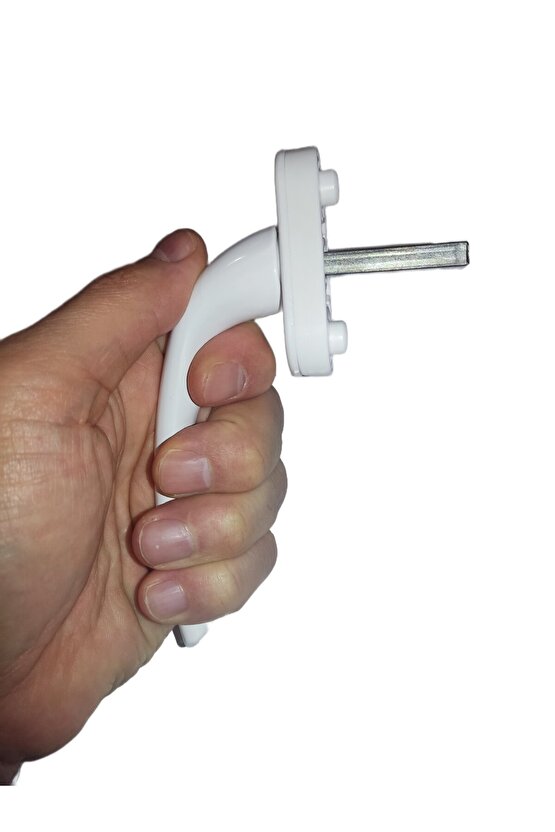 2 Adet Beyaz Pencere Kolu Alüminyum. Yerli Üretim. Kayapen Marka. 124 gram  Adet