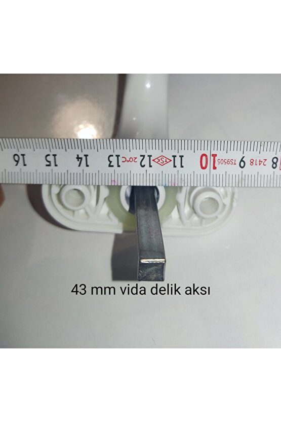 2 Adet Beyaz Pencere Kolu Alüminyum. Yerli Üretim. Kayapen Marka. 124 gram  Adet