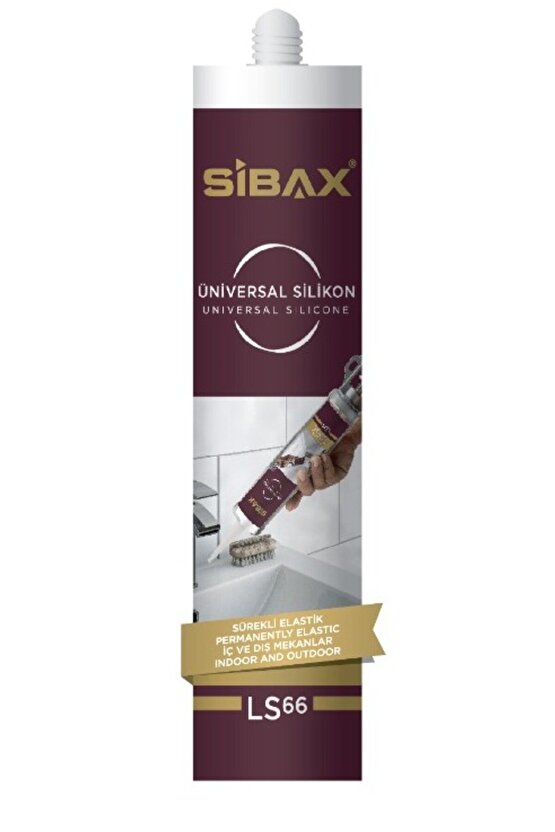 Sibax Silikon Çok Amaçlı, Su Geçirmez Universal Beyaz 280 Ml TR