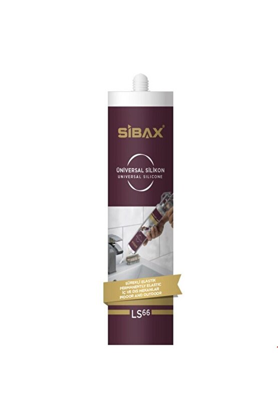 Sibax Silikon Çok Amaçlı, Su Geçirmez Universal Beyaz 280 Ml TR