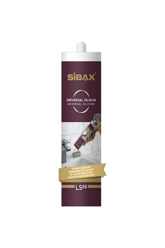 Sibax Silikon Çok Amaçlı, Su Geçirmez Universal Beyaz 280 Ml TR