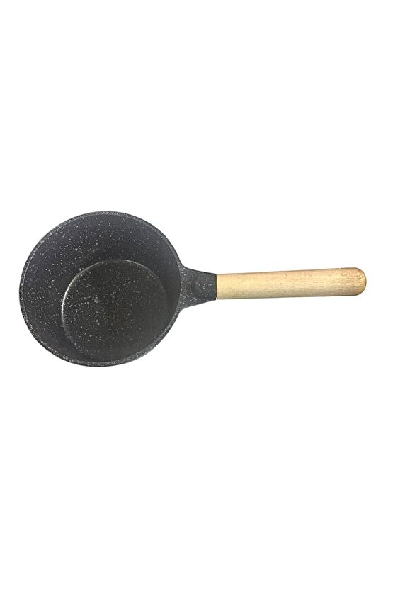 14 Cm Ahşap Saplı Döküm Granit Sosluk 1 Litre