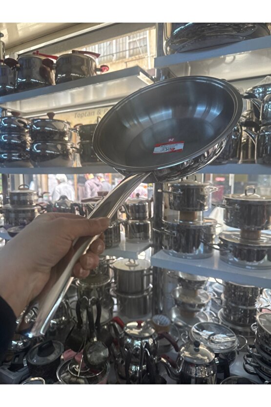 Endüstriyel Çelik Tava 26 Cm