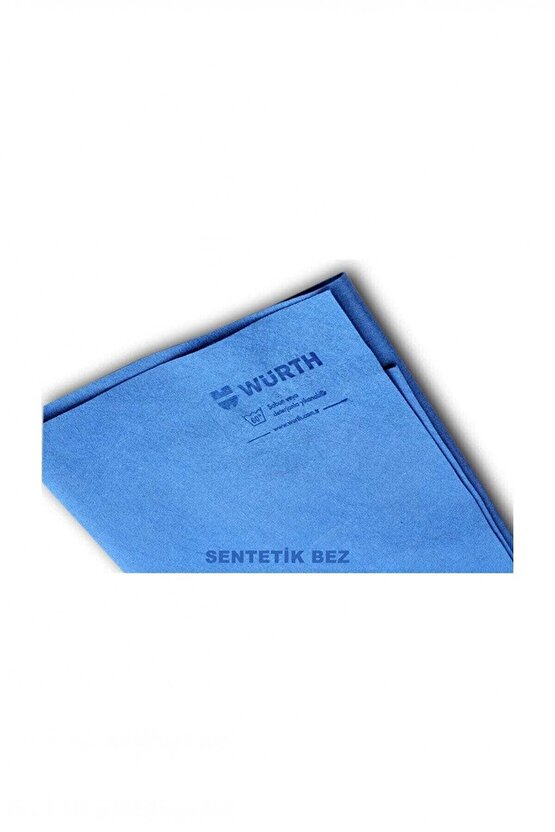 Sentetik Güderi Bez - 38x60 cm - Mavi - 130 gr
