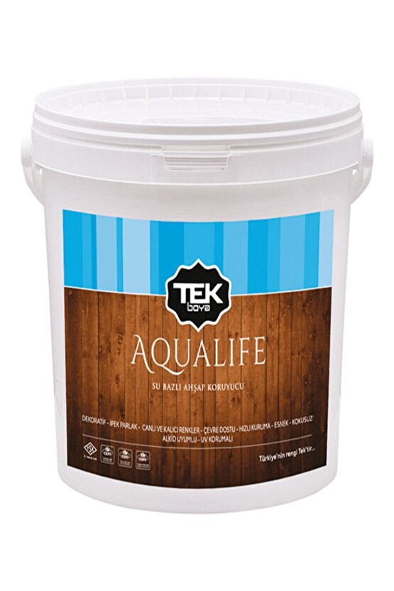 Boya (aqualife) Su Bazlı Ahşap Koruyucu Kokusuz Kestane 2,5 Lt