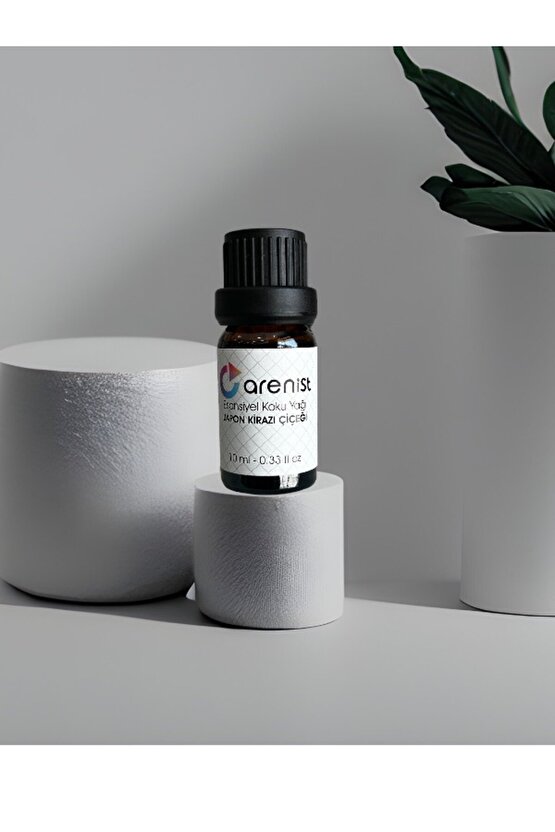 ARENİST Japon Kirazı Esansiyel Uçucu Koku Yağı Buhurdanlık Yağı Difüzör Esansı Hobi Esans  10ml