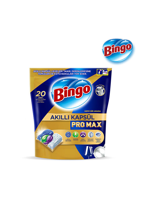 Akıllı Kapsül Pro Max Bulaşık Makinesi Deterjanı Tableti 20 Adet