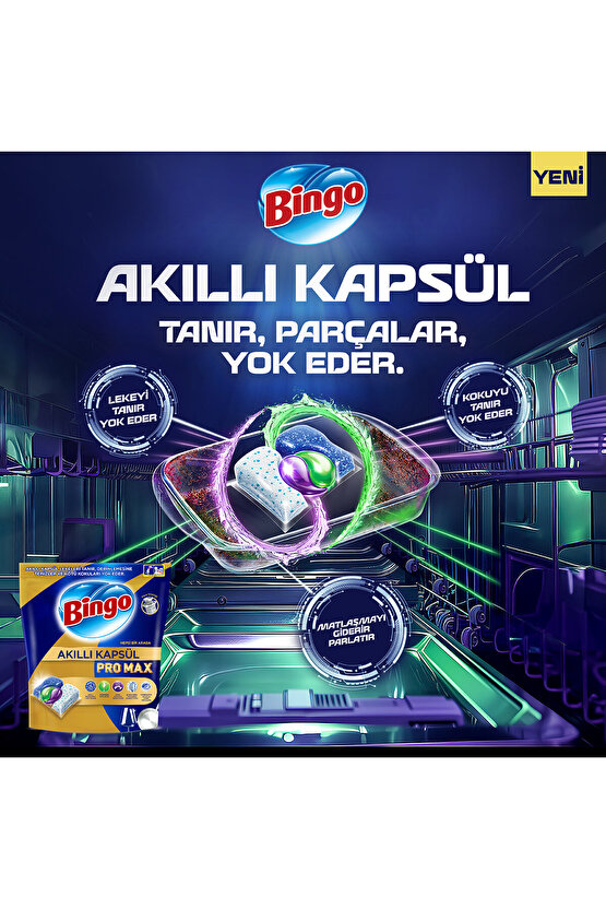 Akıllı Kapsül Pro Max Bulaşık Makinesi Deterjanı Tableti 20 Adet