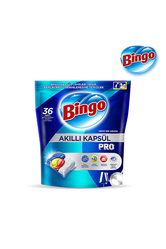 Akıllı Kapsül Pro Bulaşık Makinesi Deterjanı Tableti 36 Adet