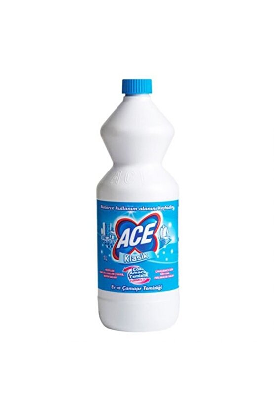 Ace Çamaşır Suyu 1 Lt Normal X 18 Adet