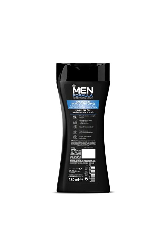 Ipek Men Formula Kepeğe Karşı Etkili Şampuan - Normal Saçlar 480 ml
