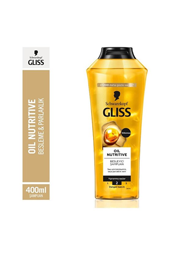 Oil Nutritive Besleyici Şampuan Yıpranmış Saçalar 400 ml