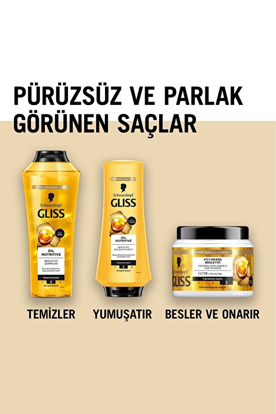Oil Nutritive Besleyici Şampuan Yıpranmış Saçalar 400 ml