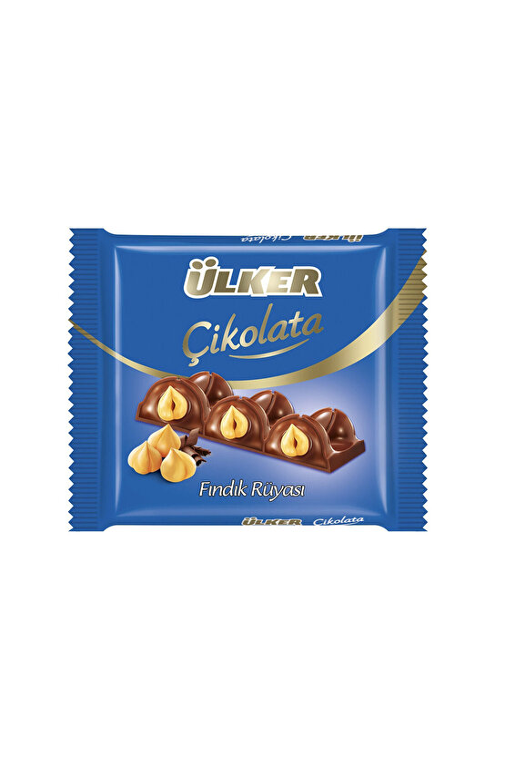 FINDIK RÜYASI Kare Çikolata - 75 gram - 6 Adet