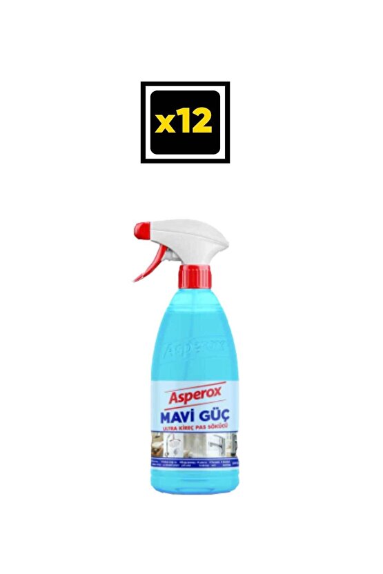 Asperox Mavi Güç 1000 Ml X 12 Adet