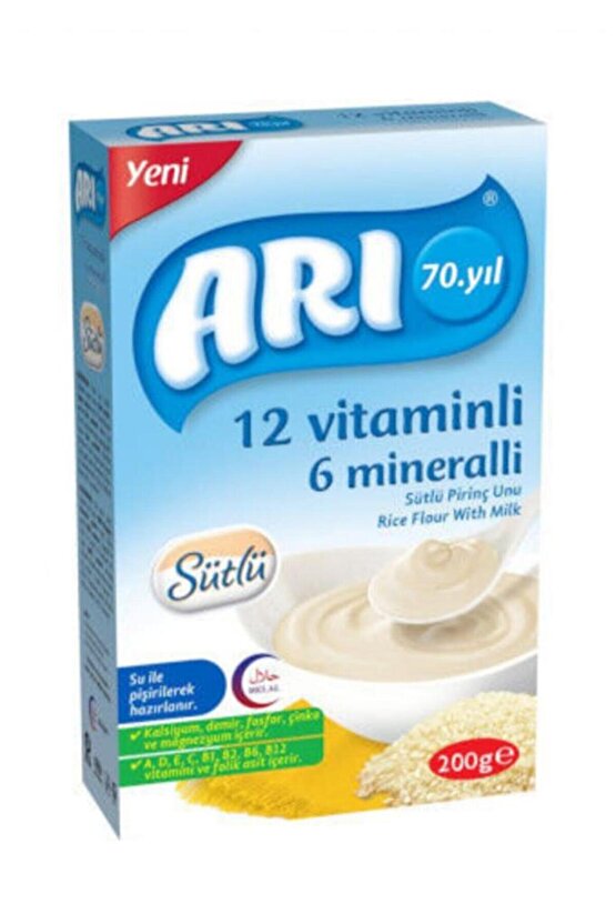 200 gr Sütlü Pirinç Unu 12li Paket