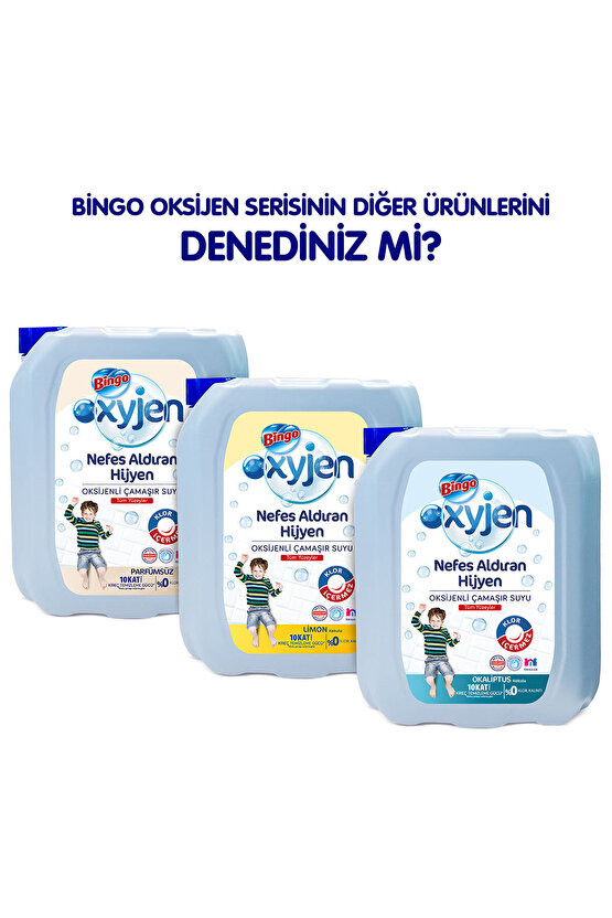 Oksijen Çamaşır Suyu 3,24 lt Çam Kokulu 4lü
