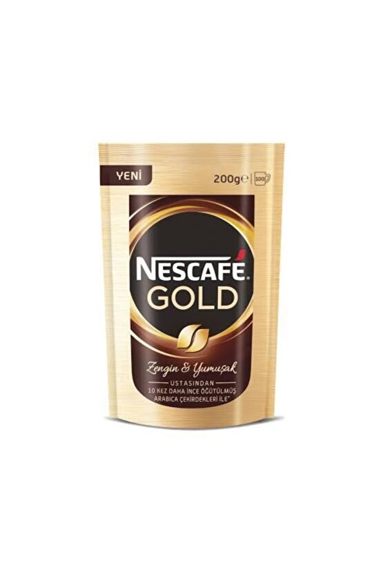 Gold Hazır Kahve 200 gr Poşet X 3 adet