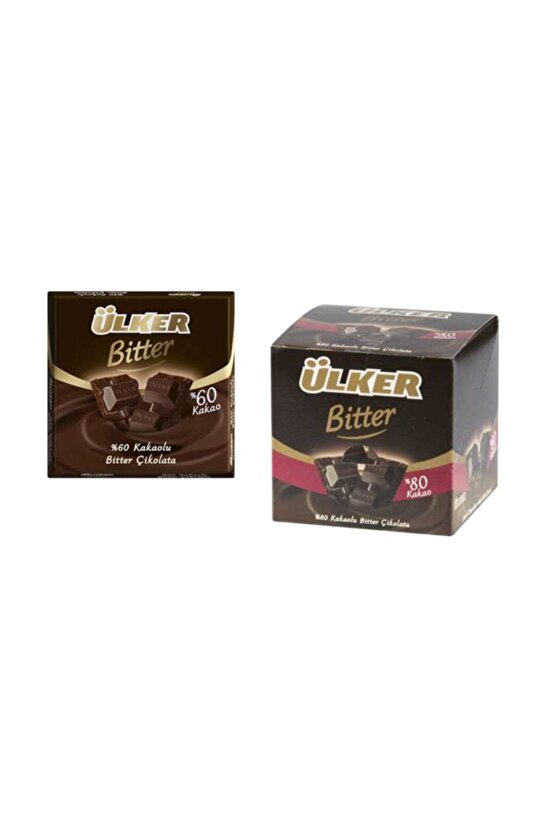 Bitter Kare Çikolata 70 gx 6