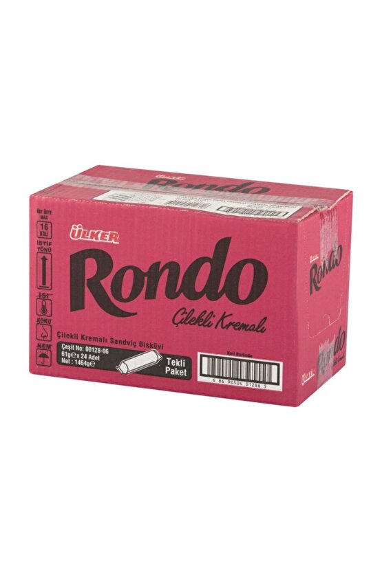 Rondo Klasic Çilekli Kremalı 24 Adet