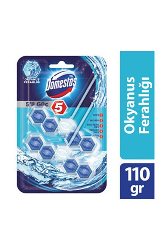 5li Güç Okyanus Ferahlığı WC Blok Duopack 110 gr 2 Adet