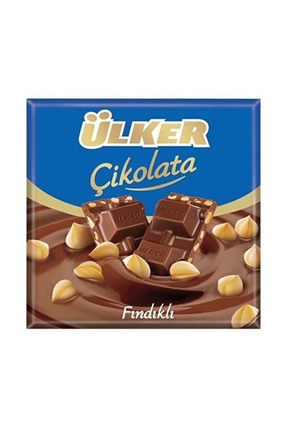 Kare Fındıklı Çikolata 70 Gr 6 Adet